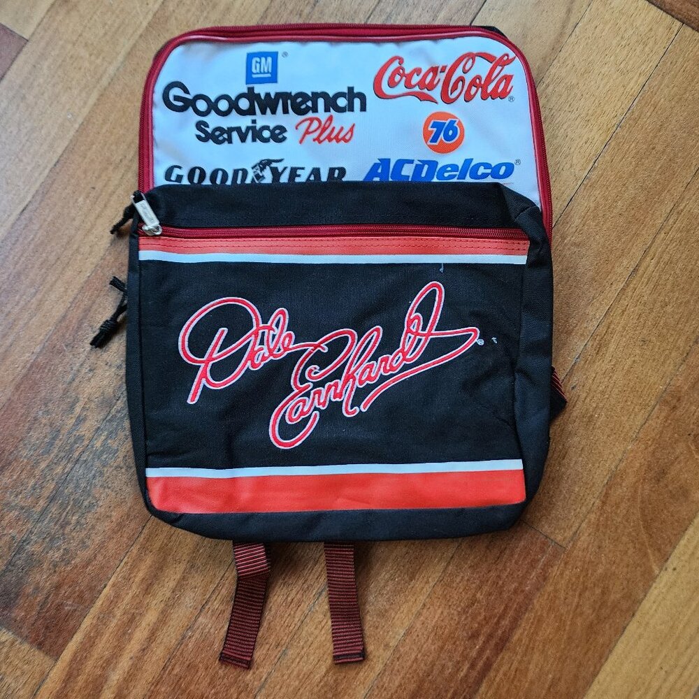 NWOT NASCAR Dale Earnhardt Sutton Rare 2000 RCR Goodwrench Coca-Cola Backpack